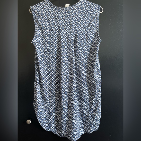 H&M top blue and black floral print - Picture 2 of 4